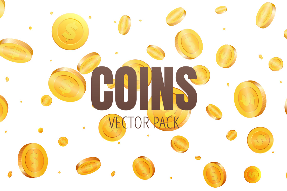Coins Vector Pack, a Graphic by Max Letters (Photo 1 of 7)