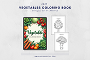 31 Vegetables Coloring Pages For Kid, an Illustration by Wilin Digital (Thumbnail 1 of 3)