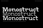 Monostruct, a Slab Serif Font by Muksal Creative (Thumbnail 1 of 10)