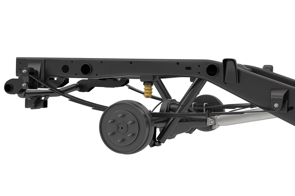 PICKUP TRUCK CHASSIS 4WD IFS, a Cars & Vehicle 3D Model by NNAVAS 3D (Photo 8 of 12)