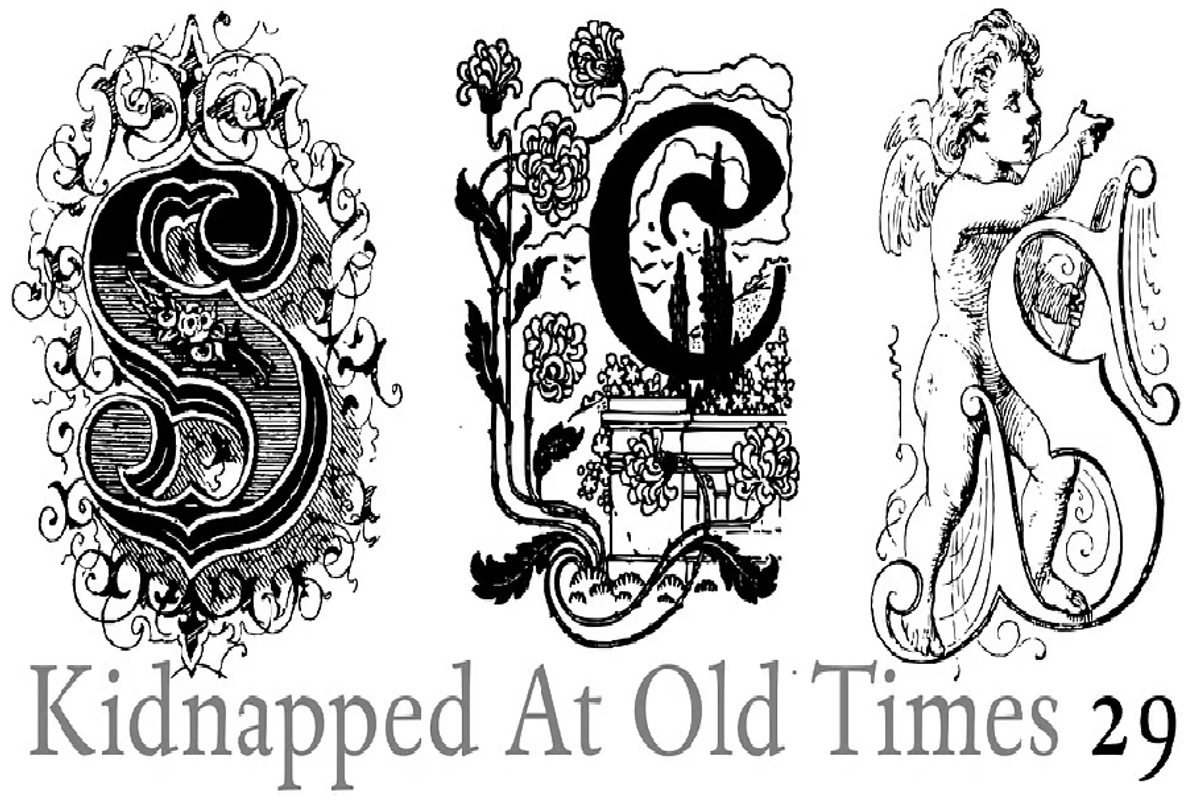 Kidnapped at Old Times SUPER PACK 43, a Blackletter Font by Intellecta Design (Photo 6 of 9)