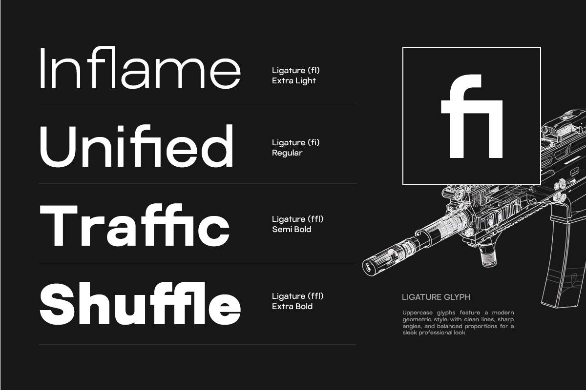GC Movark - Logotype Modern Sans, a Sans Serif Font by Glyphonic (Photo 7 of 15)