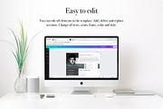 Modern Clean Resume Template | Canva, a Resume Template by Lux Resume (Thumbnail 7 of 9)