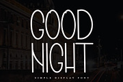 GOOD NIGHT, a Serif Font by InermediaSTUDIO (Thumbnail 1 of 7)