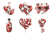 Valentine's Clipart, an Illustration by Design Market (Thumbnail 5 of 5)