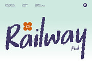 CS Railway Pixel, a Handwritten Font by Craft Supply Co. (Thumbnail 1 of 8)