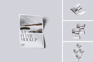 A4 Flyer Mockup