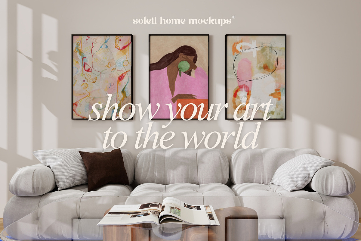 HELIA | Eclectic Frame Mockup Set, a Household Mockup by SoleilHomeMockups (Photo 10 of 11)