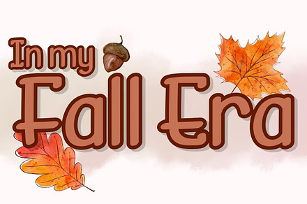 In my Fall Era - Handwritting, a Handwritten Font by Charmingbear59.design
