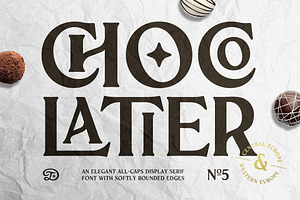 Chocolatier - Display Typeface, a Serif Font by Dopestype