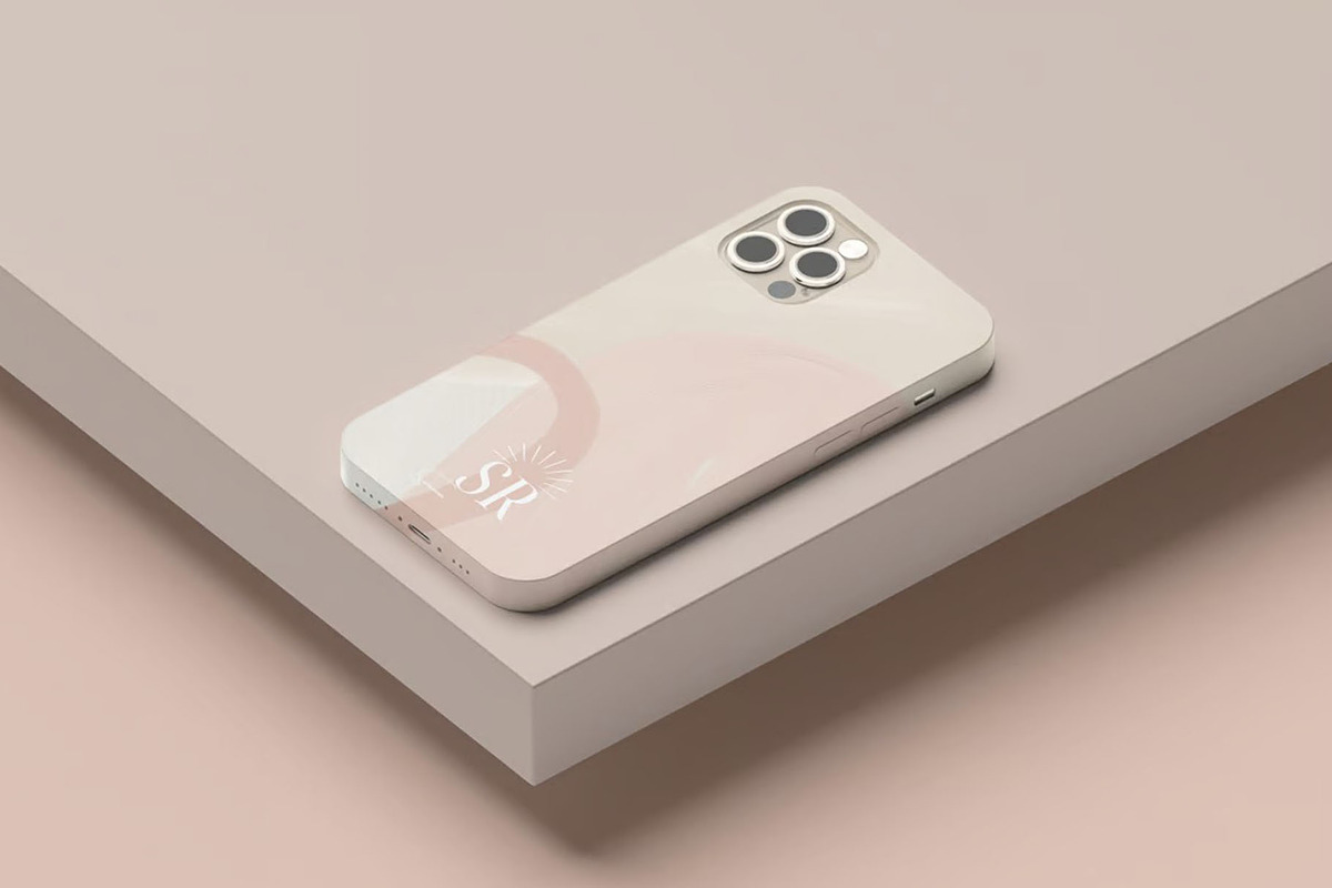 Phone 12 Pro Case Mockup, an iPhone Mockup by Se٧enStudio (Photo 2 of 2)