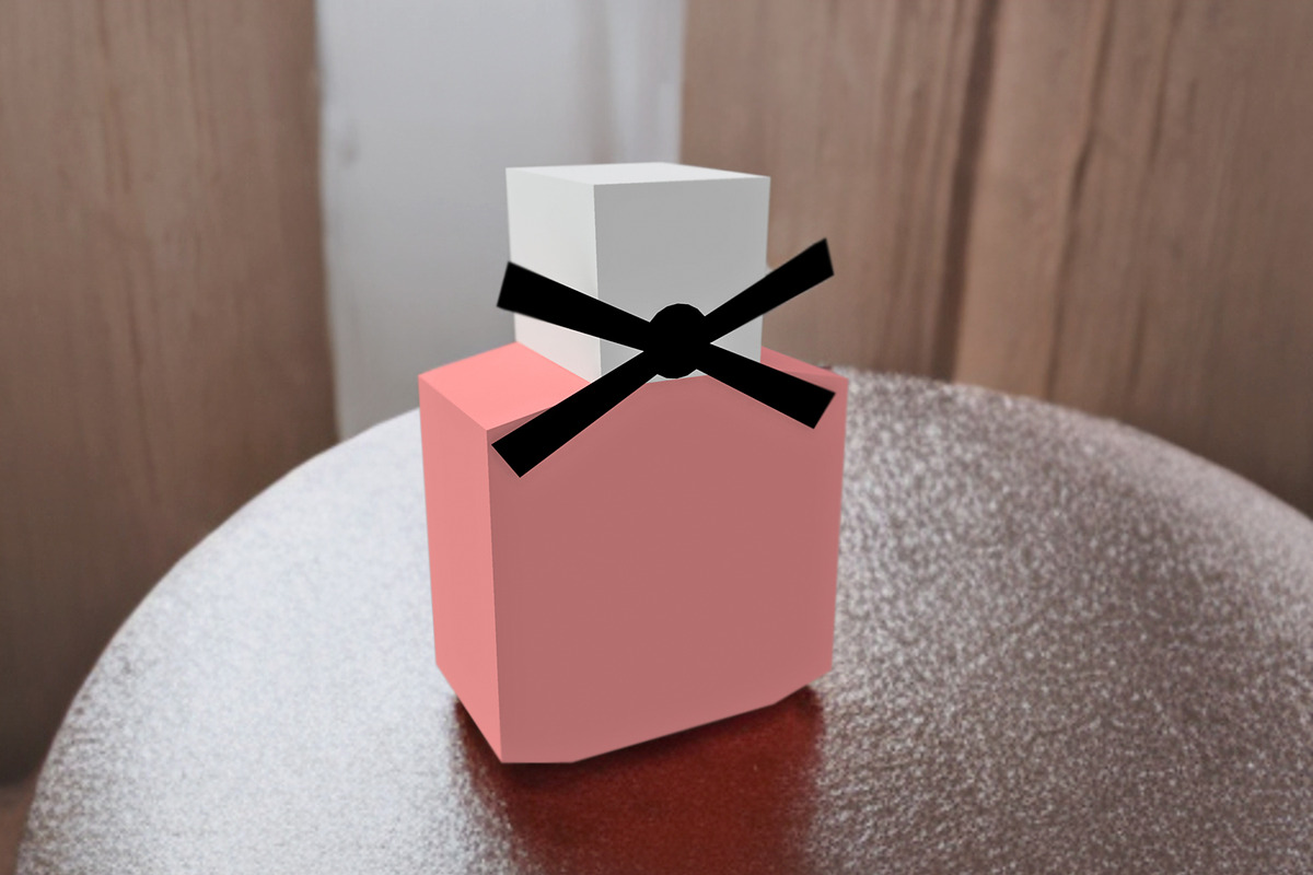 Perfume bottle favour -3d papercraft, a Print Template by PAPER amaze (Photo 1 of 5)