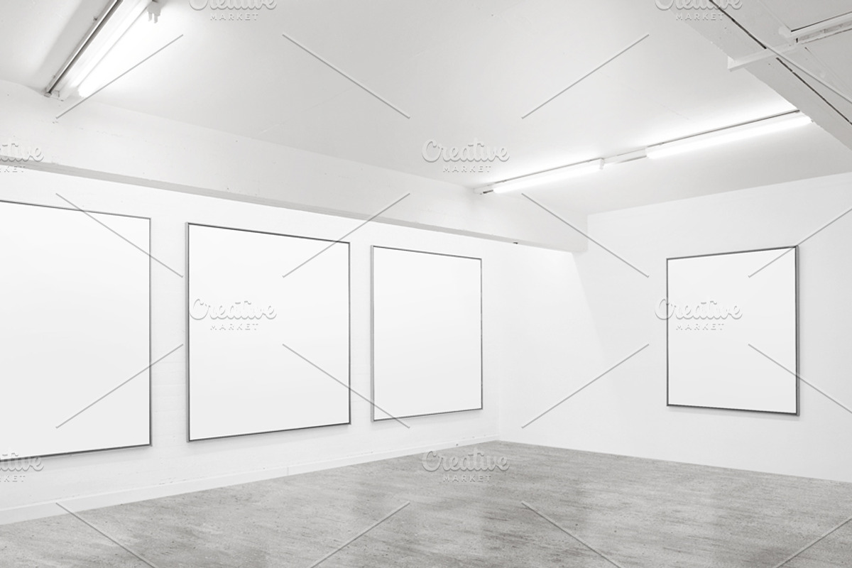 Gallery Exhibition Mockup - 02, a Print Template by Formelier (Photo 3 of 4)