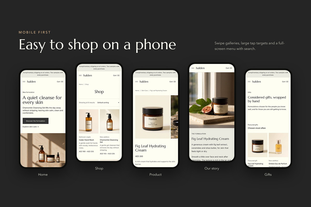 Halden – Skin Care WooCommerce Theme, a WordPress Template by Tomasz Ganclerz (Photo 16 of 22)