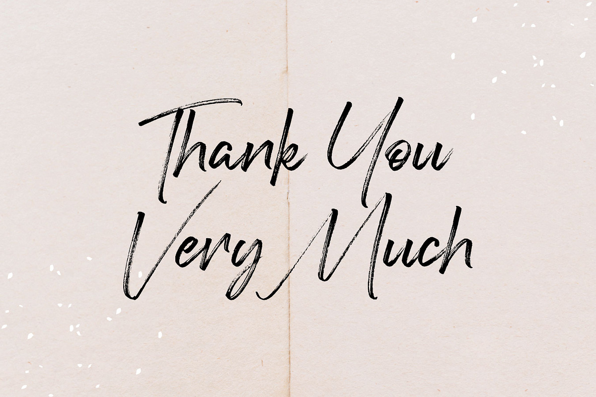 Carliman - Handbrushed Font, a Script Font by Balpirick Studio (Photo 7 of 7)