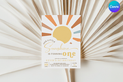 Our Little Sunshine Birthday Invite, a Templates & Theme by Digital_Mind (Thumbnail 1 of 3)