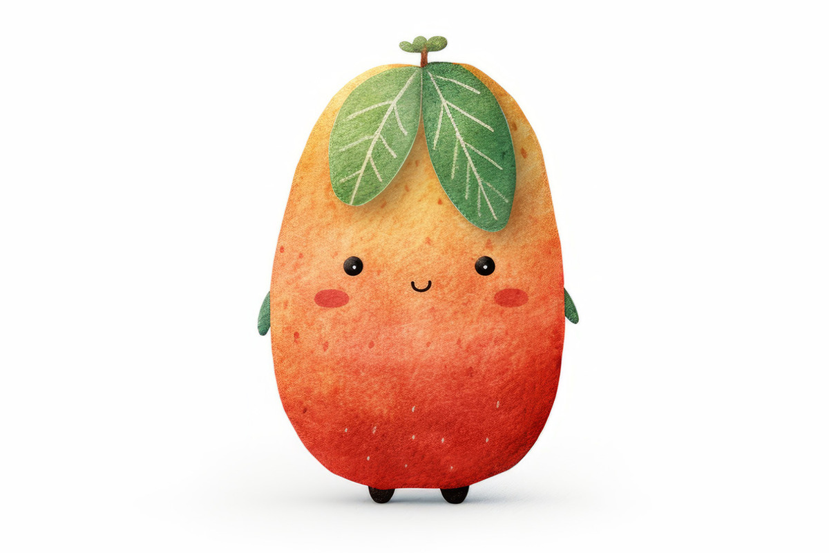Cute fruits. 65 images, a Food Illustration by Handmadefont (Photo 5 of 13)