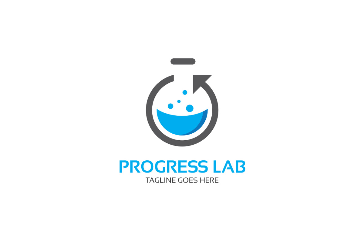 Progress Lab Logo, a Branding & Logo Template by CAIRON CREATIVESTUDIO