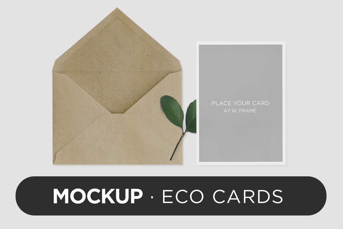 Mockup · Eco Cards, a Print Template by tomodachi studio (Photo 1 of 5)