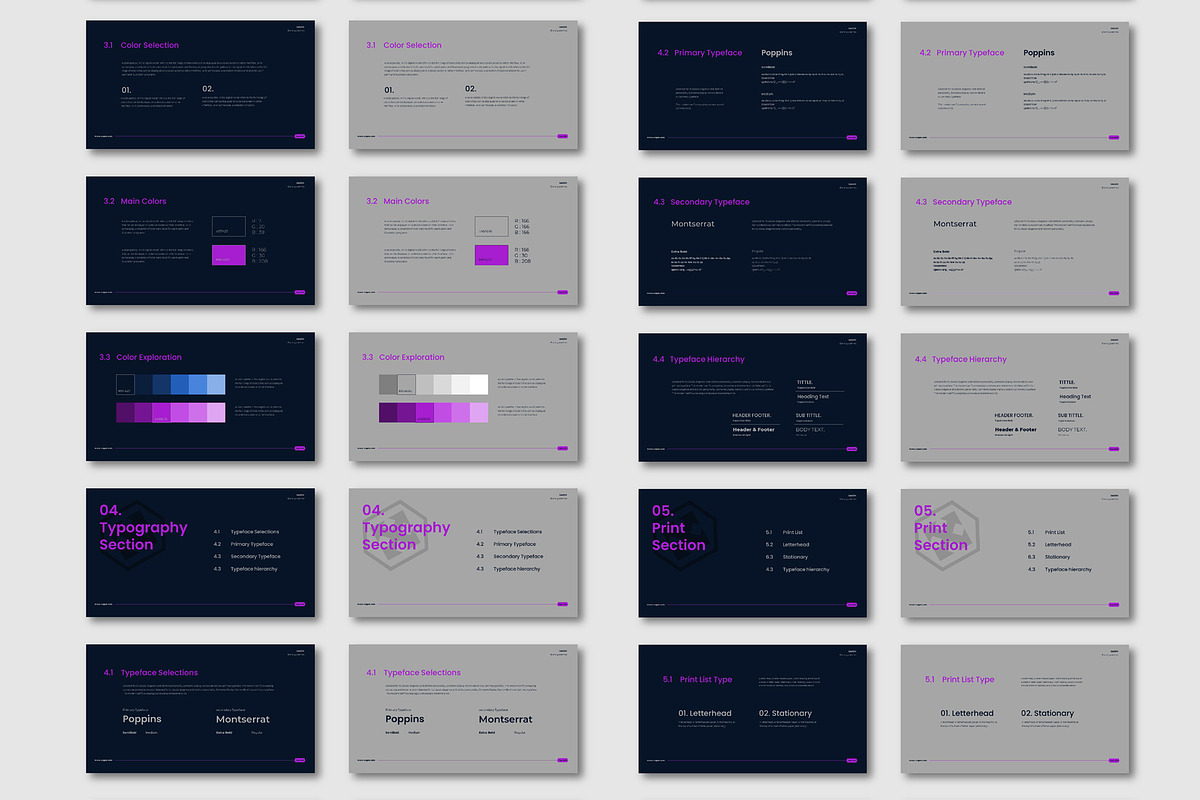 Brand Guidelines Presentation, a Presentation Template by TemplArt (Photo 3 of 4)