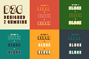 Block Head, a Sans Serif Font by Foundry73 (Thumbnail 6 of 9)