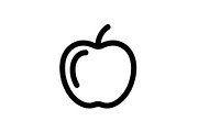Apple Fruit Vector Icon Bundle, an Illustration by musafir_fashion (Thumbnail 14 of 49)