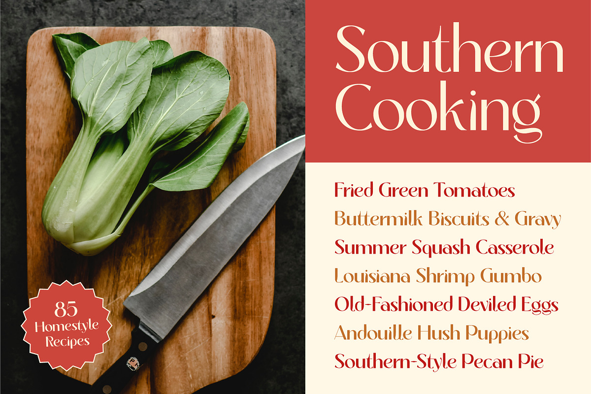Belgato Elegant Vintage Font Family, a Serif Font by Molly Suber Thorpe (Photo 7 of 13)
