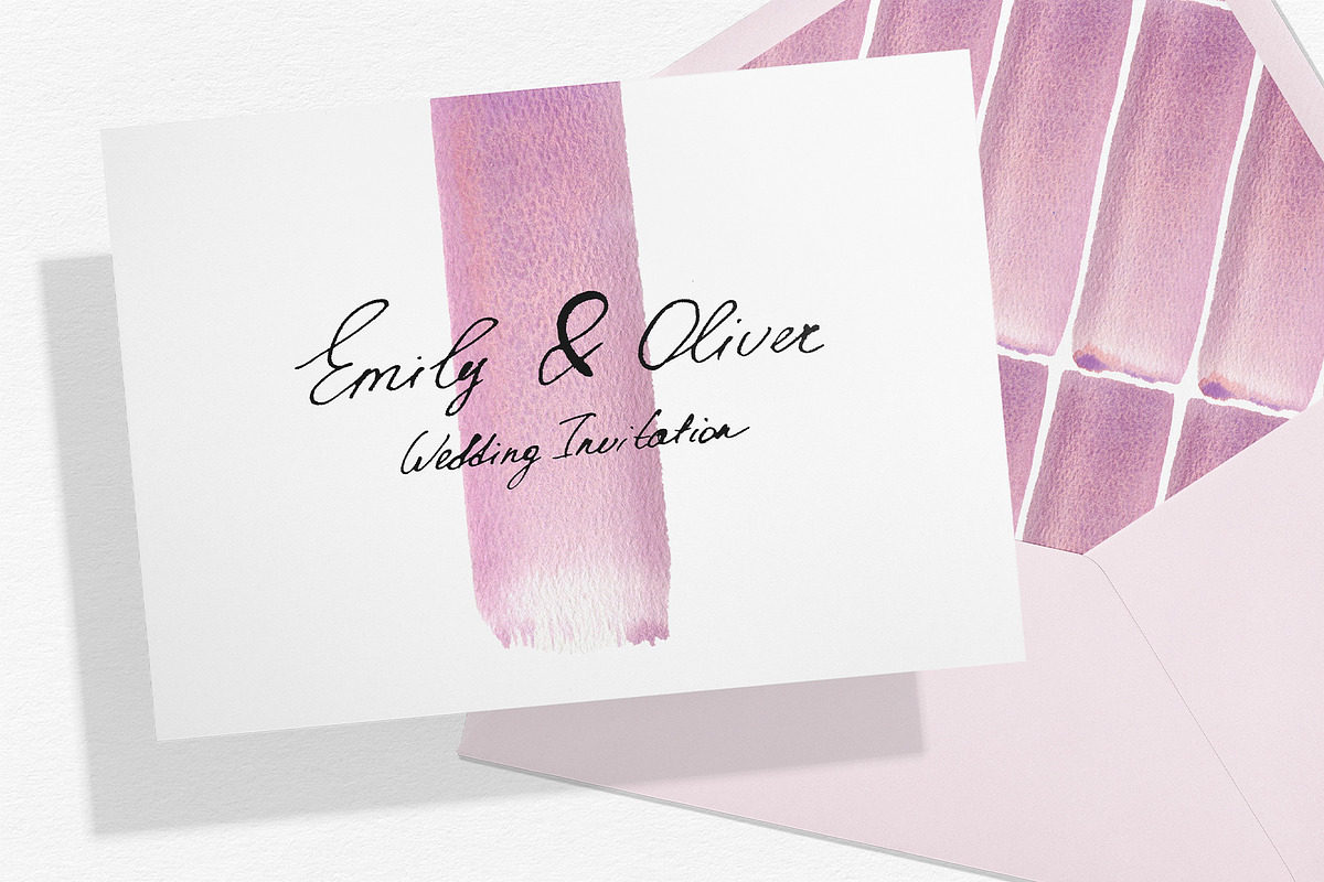 Granulated Watercolor Wash Strips, a Background Graphic by NATASHA CHU (Photo 7 of 11)