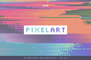 Pixel Art Colorful Backgrounds V01