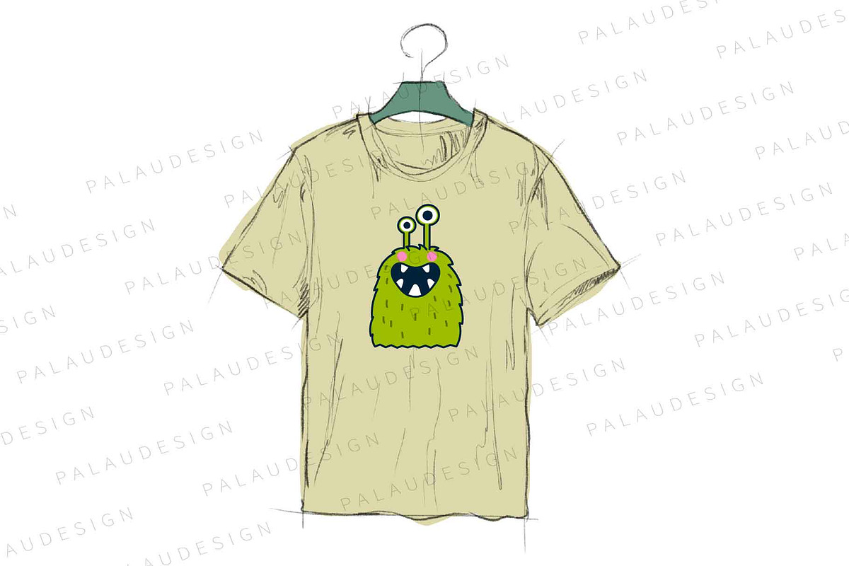 Monster Halloween Clipart Set, an Animal Illustration by Palau (Photo 2 of 12)