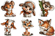 Baby Animal Clipart, an Illustration by DreamArtGraphic (Thumbnail 4 of 5)