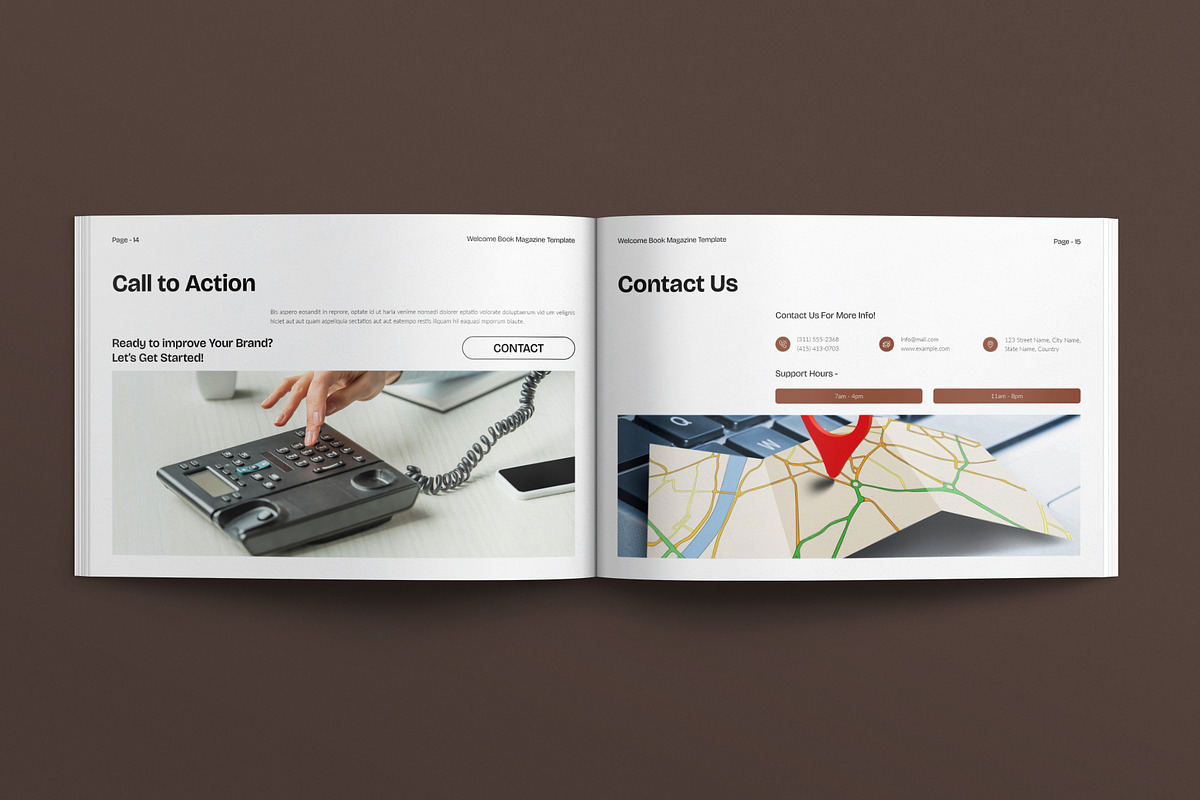 Welcome Book Magazine Landscape, a Magazine Template by E-Type (Photo 6 of 7)