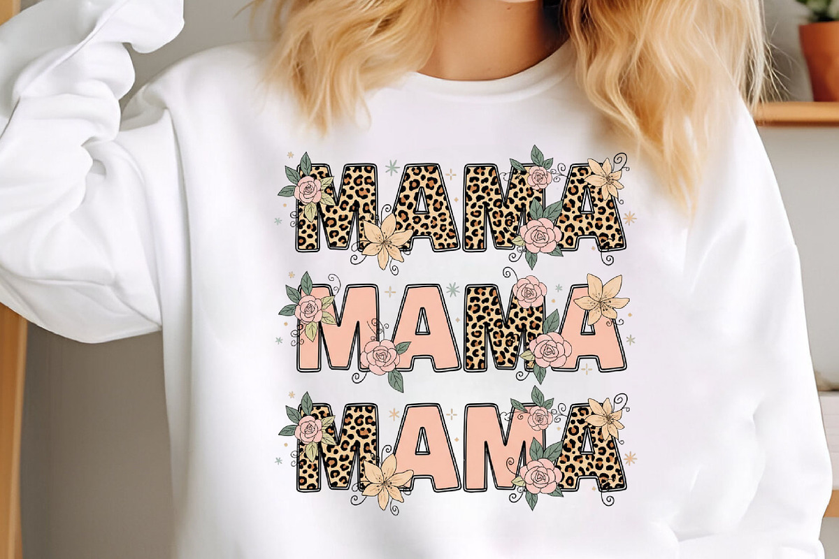 Leopard Mama Flower Mother's Day PNG, an Illustration by Designking (Photo 4 of 6)