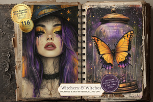 Witchy Junk Journal Printable Kit