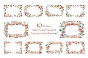 Cherry Blossom Watercolor Clipart, a Decorative Illustration by ForhadGFX (Thumbnail 10 of 13)