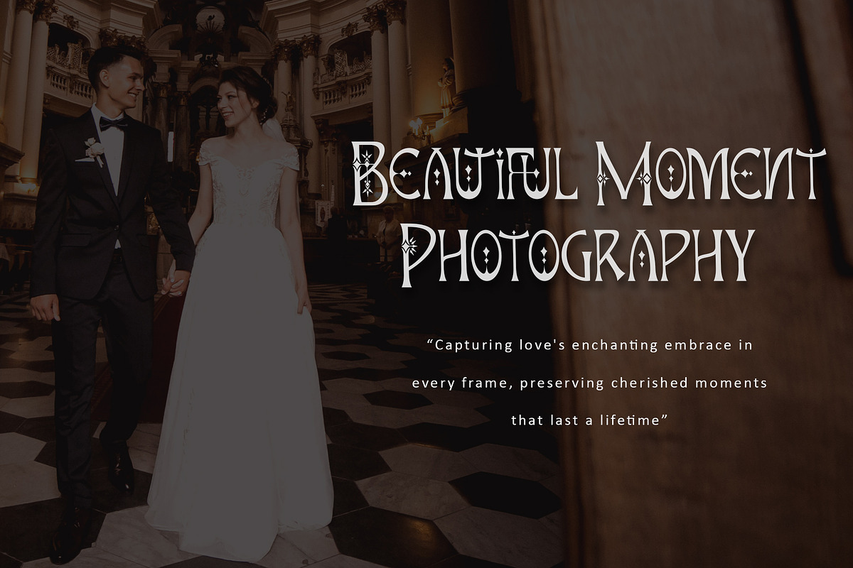 Charming Ornate, a Serif Font by Letterara (Photo 3 of 16)