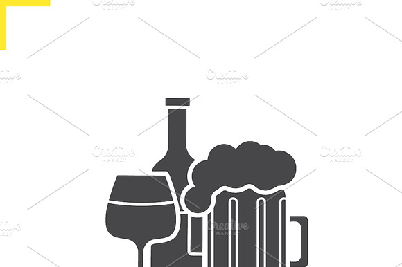Alcohol Icon. Vector