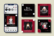 Fashion Social Media Template Design, a Social Media Template by MightyDesign (Thumbnail 1 of 8)