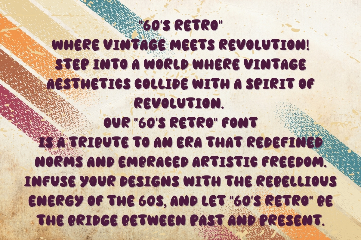 60’s Retro - Handwritting, a Handwritten Font by Charmingbear59.design (Photo 3 of 5)