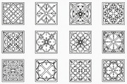 Modern Maze Style Laser Cut Patterns, an Illustration by jahid234 (Thumbnail 4 of 9)