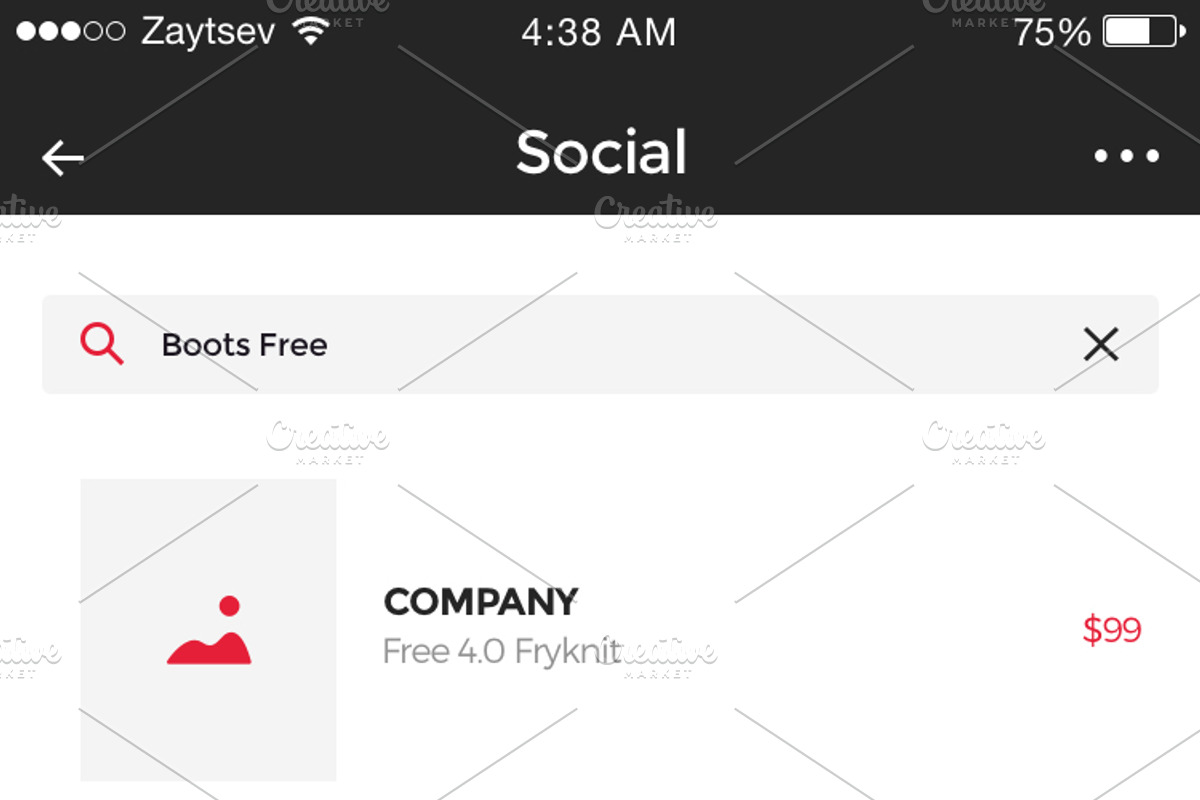 Oculus iOS Wireframe UI Kit, a Wireframe Template by Yaroslav Zaitsev (Photo 23 of 23)
