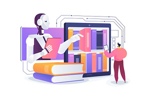 AI Personalized Book Recommendations, an Illustration by Visual Generation