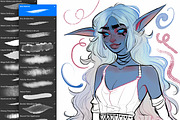 62 Cute Paing Studio For Procreate, a Brush Add-On by Nuclear Brushes (Thumbnail 2 of 8)