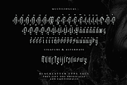 Antithesis Letter - Blackletter Type, a Blackletter Font by Meizzaluna Design (Thumbnail 6 of 10)