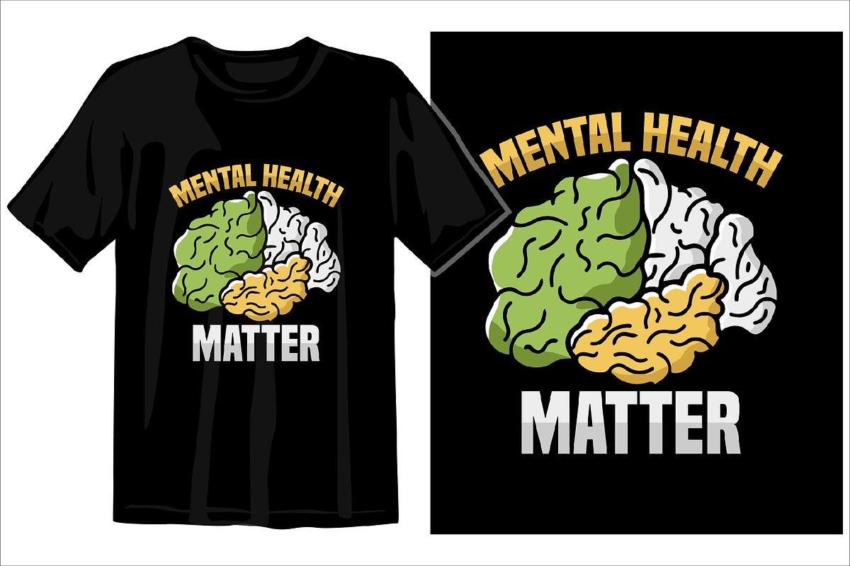Mental Health Awareness T-Shirt set, an Illustration by Amazin_art (Photo 7 of 9)