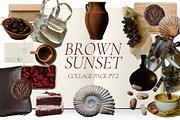 brown sunset - collage pack, an Object Graphic by Ashiya Pixel (Thumbnail 8 of 8)