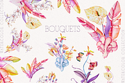 Watercolor Psychedelic Flowers, an Illustration by nadispasibenko (Thumbnail 8 of 13)