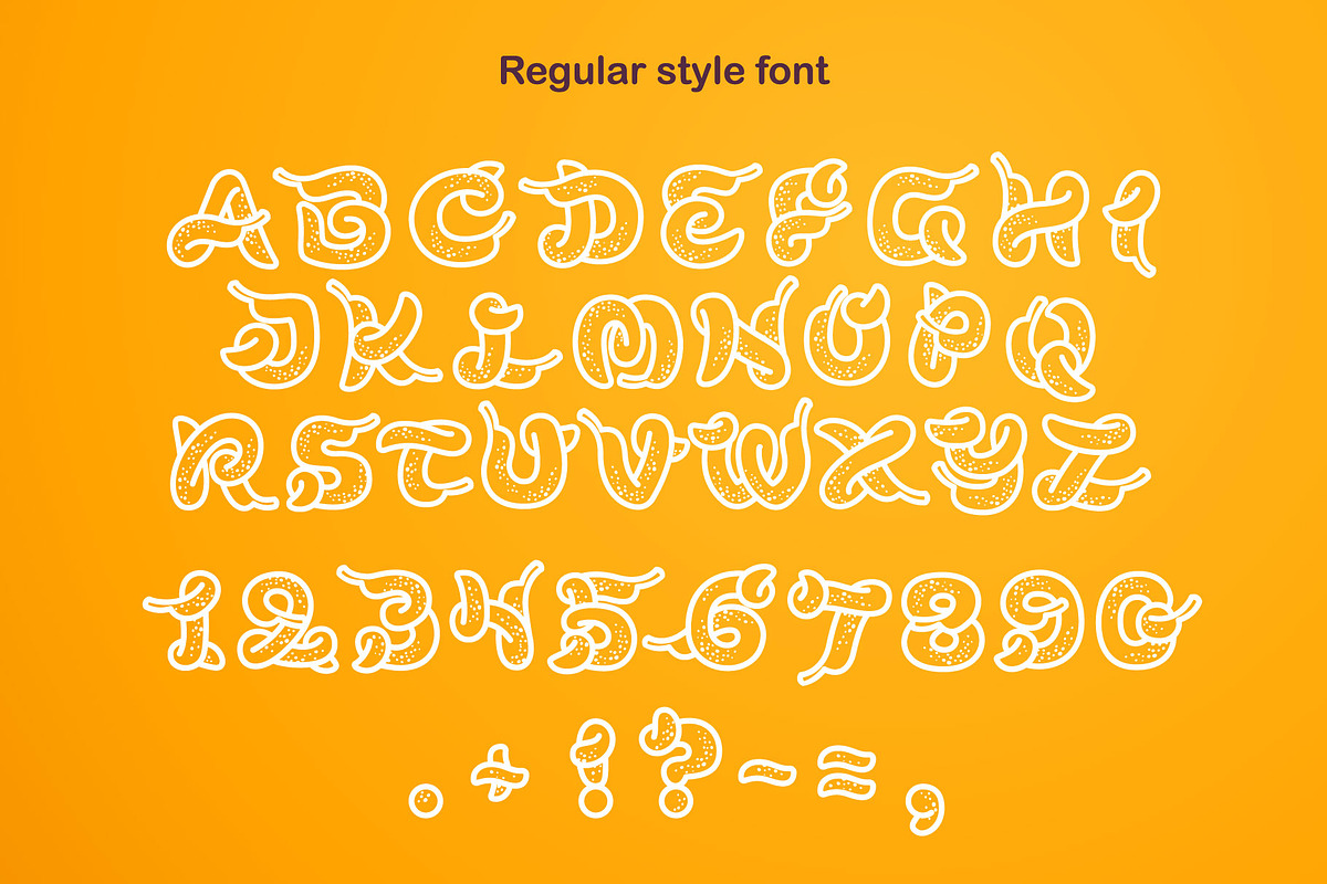 Made of Bananas fonts / icons, a Script Font by kaer_shop (Photo 4 of 4)