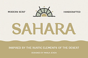 Sahara, a Serif Font by Marla Jeken Design (Thumbnail 1 of 3)