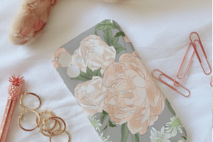 Peonies, Luxury Flourish Pattern